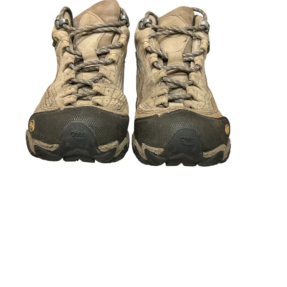Oboz Footwear Yellowstone‎ B-Dry Leather Lace Up Waterproof Hiking Boots Size 8